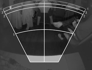 Kameradetektor IR/MV utomhus 2-4m PhOD trådlös vit
