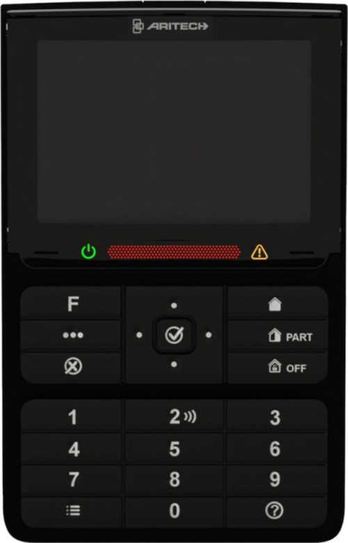 MANÖVERPANEL ATS1125 MIFARE SVART
