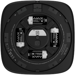 LED-blixt EN54 trådlös svart