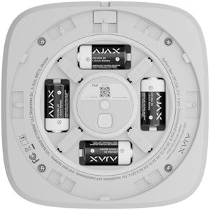 Siren/LED-blixt EN54 trådlös vit