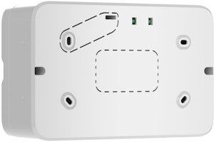 I/O-modul 2x2 EN54 trådlös vit