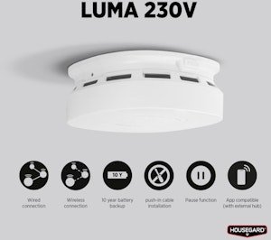 BRANDVARNARE LUMA 230V 10ÅR