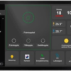 Manöverpanel Touch conexa svart