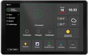 Manöverpanel Touch conexa svart