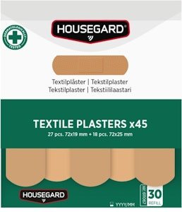 TEXTILPLÅSTER 2X45 ST HOUSEGARD