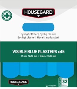 SYNLIGA BLÅ PLÅSTER 2X45 ST HOUSEGARD
