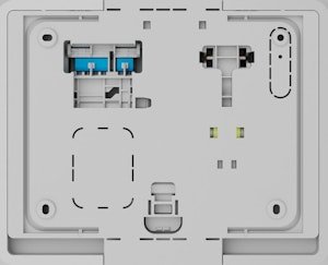 Monteringsfäste EN54 Fire Hub vit