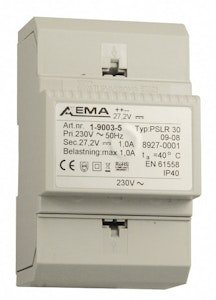 Transformator stabiliserad TF-5 27VDC 1A DIN