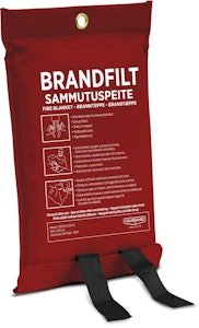 HG BRANDFILT 120X120 RÖ SB