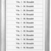 Namntavla Lista 1000