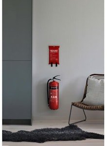 HG BRANDFILT 120X180CM RÖD SB