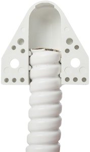 Kabelöverföring 50 cm Ø14/10mm vit