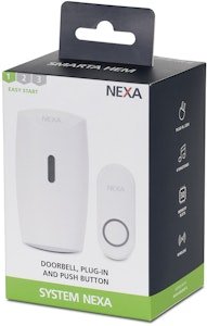 NE DÖRRSIGNAL MLR-1923 KPL PLUGIN 230V MED TRYCKKN