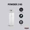 HG PULVERSLÄCKARE PE2HR-A 2KG VIT
