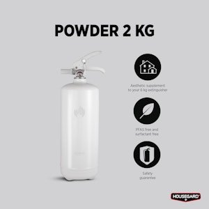 HG PULVERSLÄCKARE PE2HR-A 2KG VIT