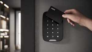 Manöverpanel Plus DESfire trådlös svart