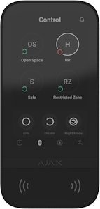 Manöverpanel Touch DESFire BLE trådlös svart